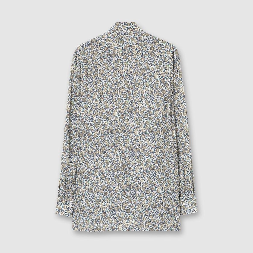 【美品】1970's LANVIN flower print blouse