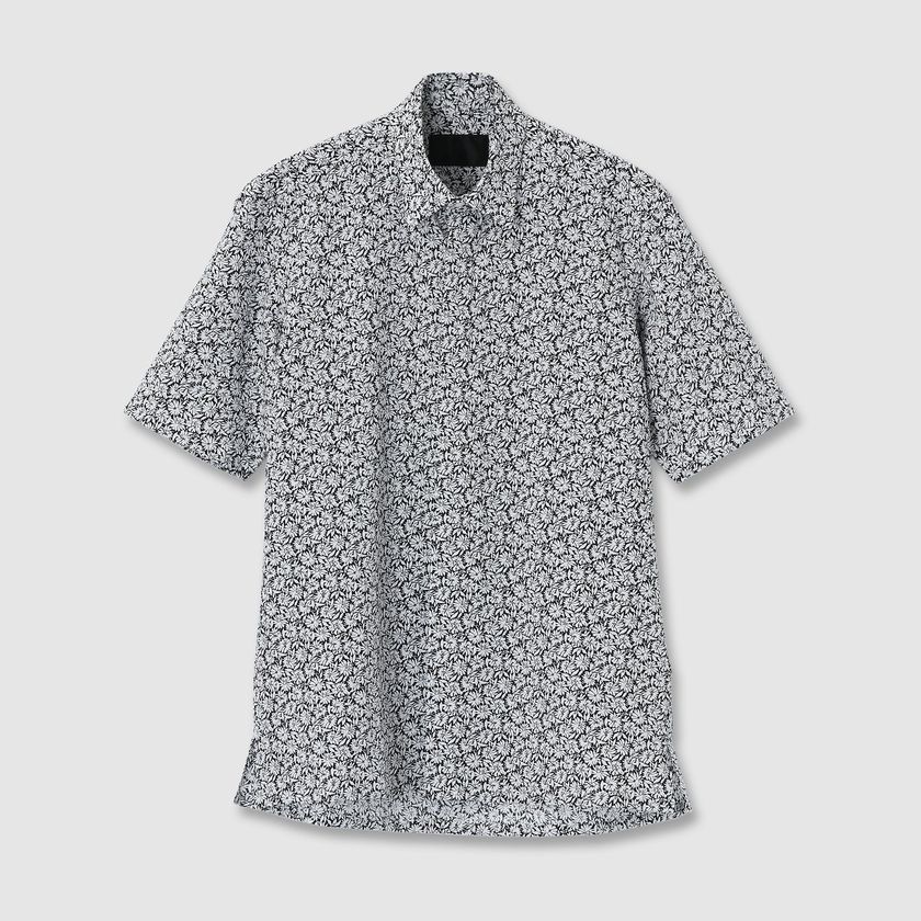 BOTANICAL ”LINE DRAWING” SEERSUCKER 　SHIRT