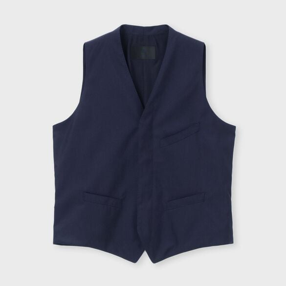 WOOL SILK EMSEMBLE  VEST [ウールシルク ベスト]