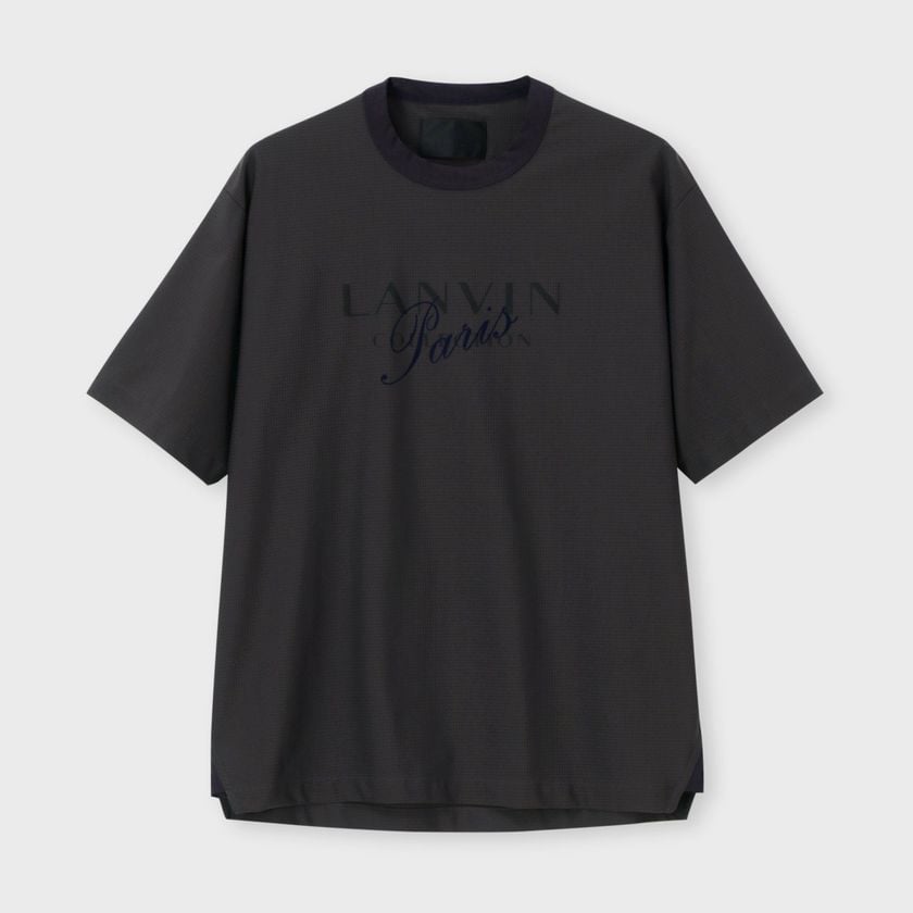 期間限定特価】 LANVIN◇ランバン/ビッグLロゴ半袖Tシャツ/Mサイズ 