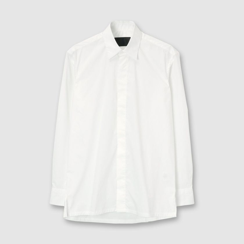 SOLID FLY FRONT SHIRT