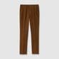 DIAGONAL MOLESKIN TAPERED SLACKS