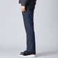 DIAGONAL MOLESKIN TAPERED SLACKS