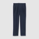 DIAGONAL MOLESKIN TAPERED SLACKS