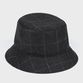 WINDOW PANE CHECK BUCKET HAT