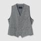 GLEN CHECK EMSEMBLE VEST