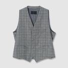 GLEN CHECK EMSEMBLE VEST