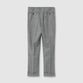 GLEN CHECK TAPERED SLACKS