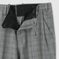 GLEN CHECK TAPERED SLACKS