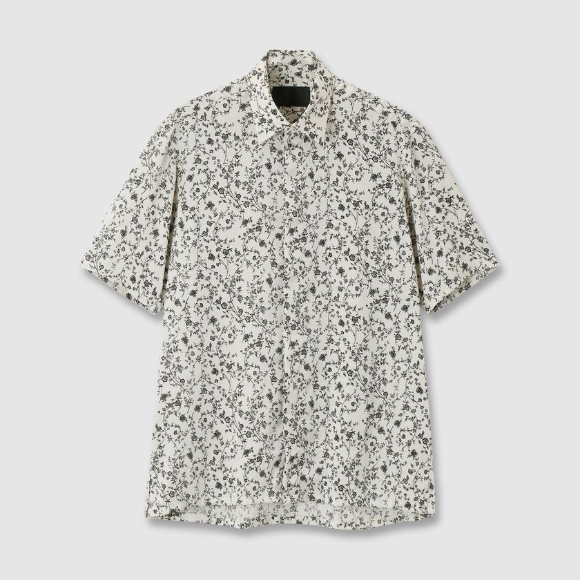 MONOTONE BOTANICAL PRINT　 SHIRT