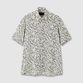 MONOTONE BOTANICAL PRINT SHIRT