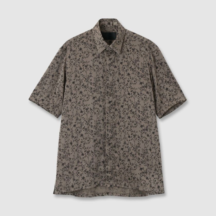 MONOTONE BOTANICAL PRINT　 SHIRT