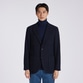 WOOL CASHMERE RIB HUNTING JACKET