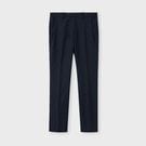 WOOL FLANNEL TAPERED SLACKS