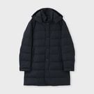 WOOL SERGE DOWN COAT