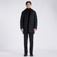 WOOL SERGE DOWN COAT