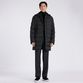 WOOL SERGE DOWN COAT