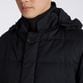 WOOL SERGE DOWN COAT