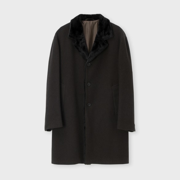 HERRINGBONE RANCH COAT