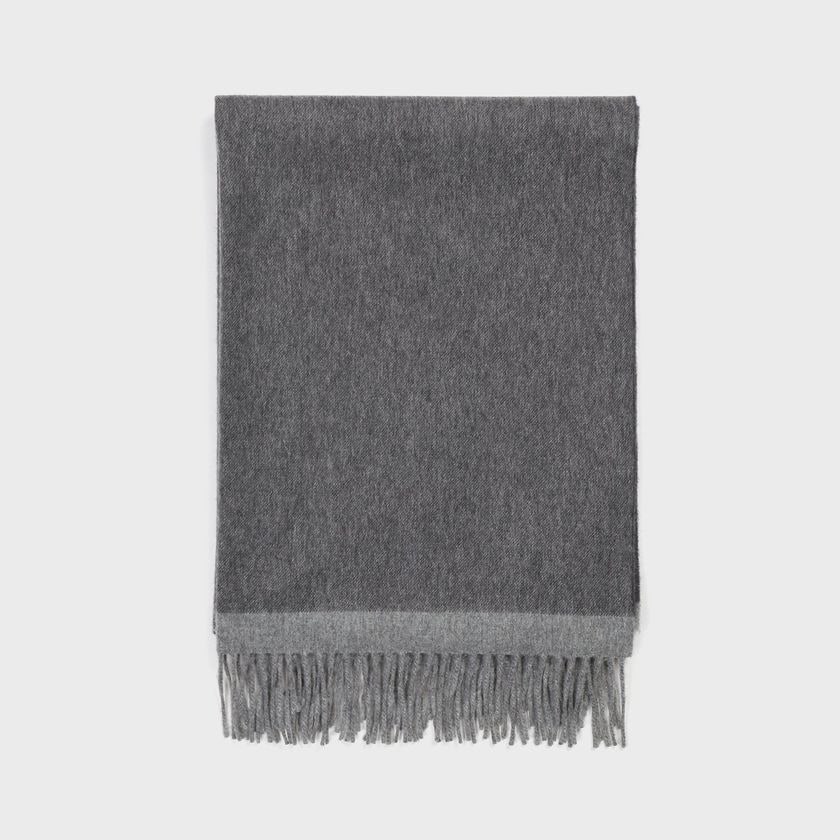 WOOL & CASHMERE SOLID 　STOLE