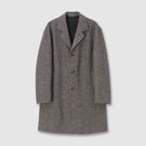 HERRINGBONE RIVER CHESTERFIELD COAT