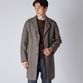 HERRINGBONE RIVER CHESTERFIELD COAT