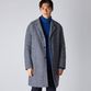 HERRINGBONE RIVER CHESTERFIELD COAT