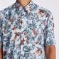 FLOWER PRINT FLY FRONT SS SHIRT [ドローイングフラワー プリントSSシャツ]