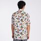 FLOWER PRINT FLY FRONT SS SHIRT [ドローイングフラワー プリントSSシャツ]