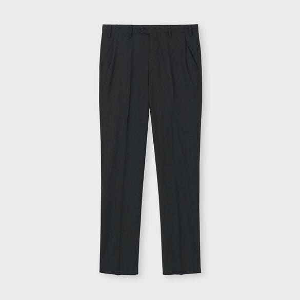 WOOL SERGE TAPERED SLACKS [ウールサージ テーパードパンツ]