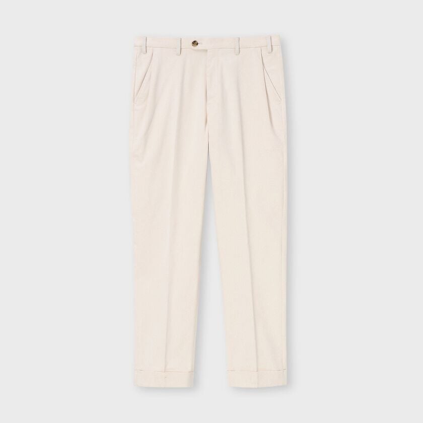 COTTON FLANNEL TAPERED SLACKS [コットンフランネル テーパードパンツ]