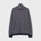 EFMW BORDER TURTLE NECK KNIT [ EFMW ボーダータートルネック]