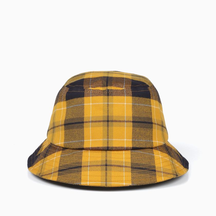 PLAID BUCKET HAT