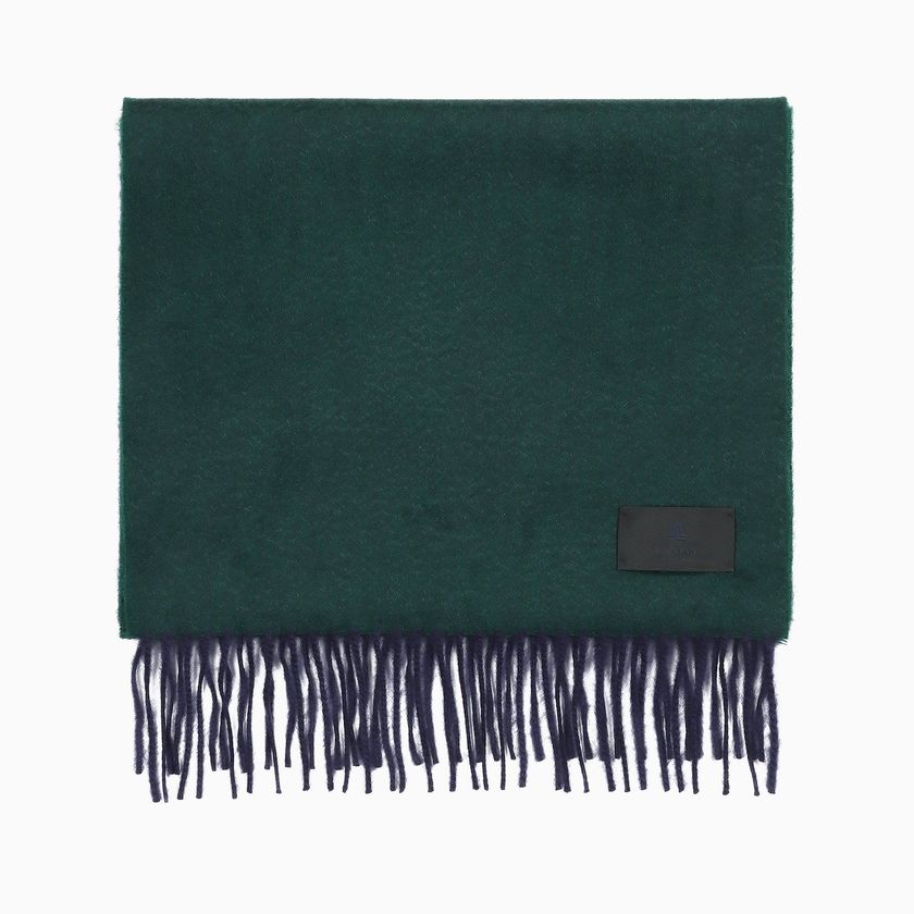 WIDE REVERSIBLE CASHMERE　SCARF