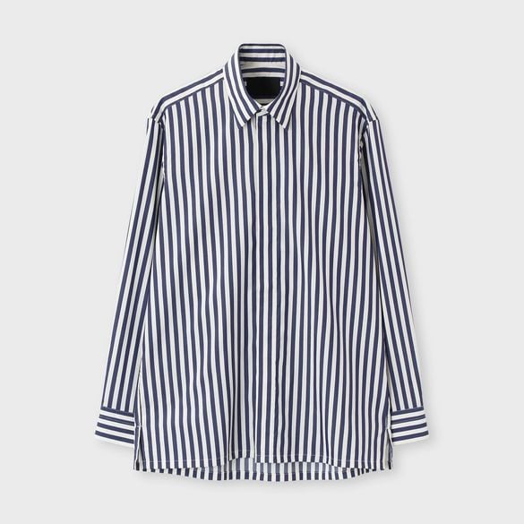 STRIPE FLY FRONT SHIRT 2