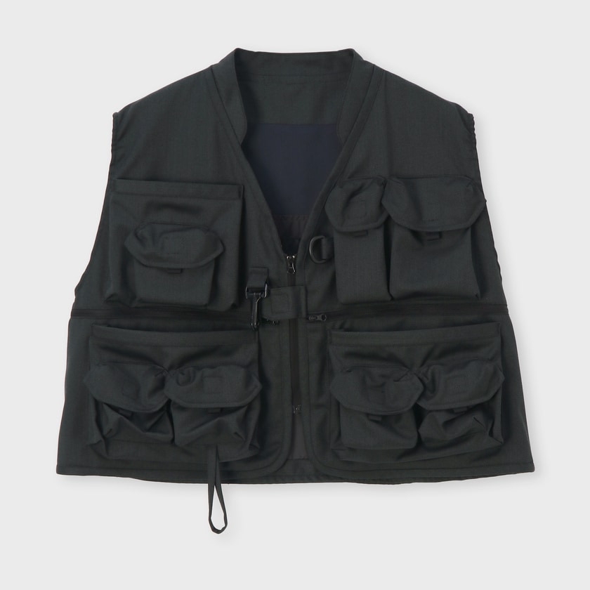 CAVALRY TWILL PARIS FISHING 　WAISTCOAT 03