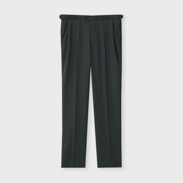 CAVALRY TWILL TAPERED SLACKS