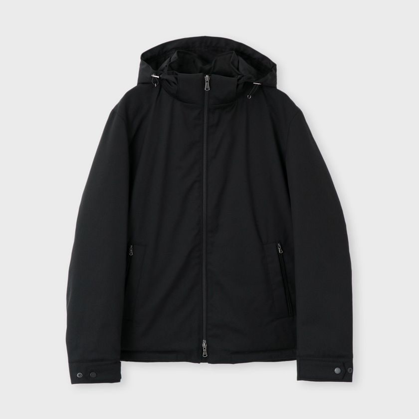 WOOL SERGE DOWN BLOUSON